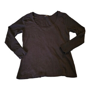 Splash 1X Long Sleeve Black T-Shirt